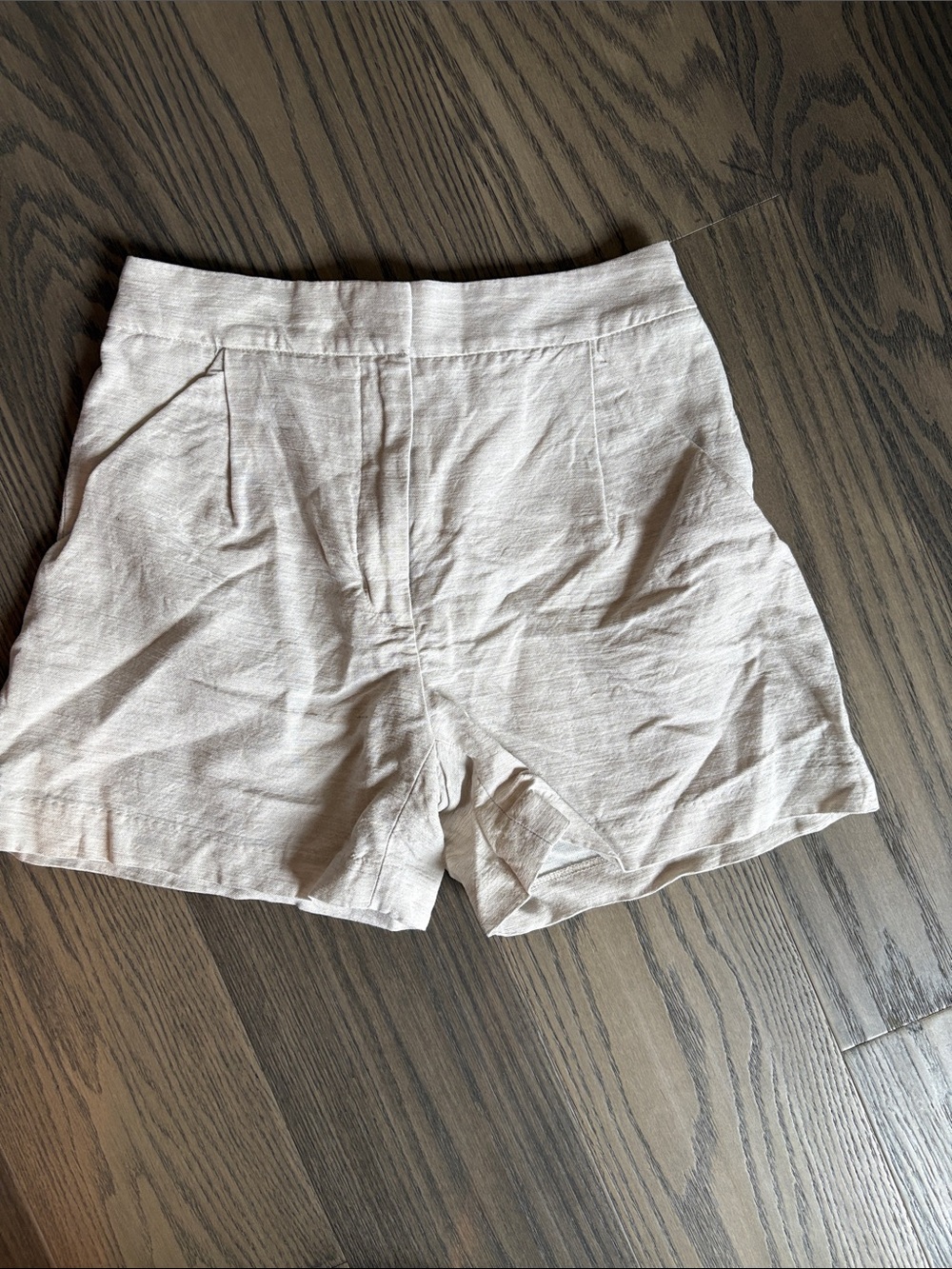 Wilfred Light Beige Women's Linen Blend Shorts